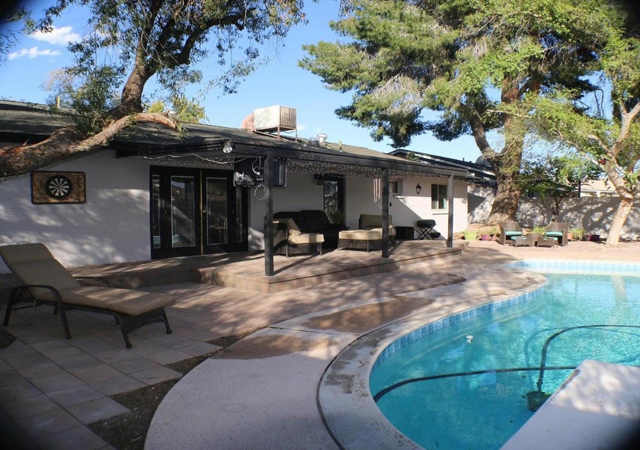 Tempe Escape With Heated Pool, Billiards & Firepit Fun Villa Exterior foto